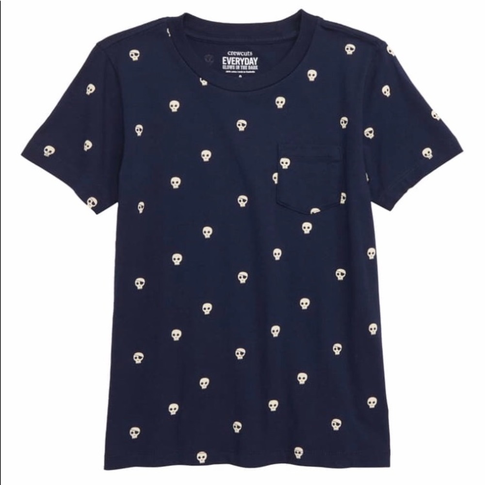 crewcuts glow in the dark skull T-shirt